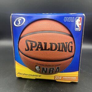 Vtg Spalding NBA Youth Outdoor Basketball - Size 5 (27.5) NIB - David Stern